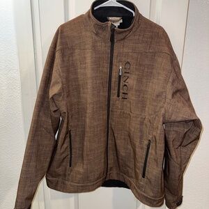 CINCH Brown Softshell Jacket – Men’s XXL (Full Zip)